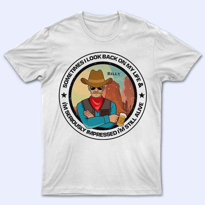 Seriously Impressed Cowboy Cowgirl – Personalized Custom T Shirt