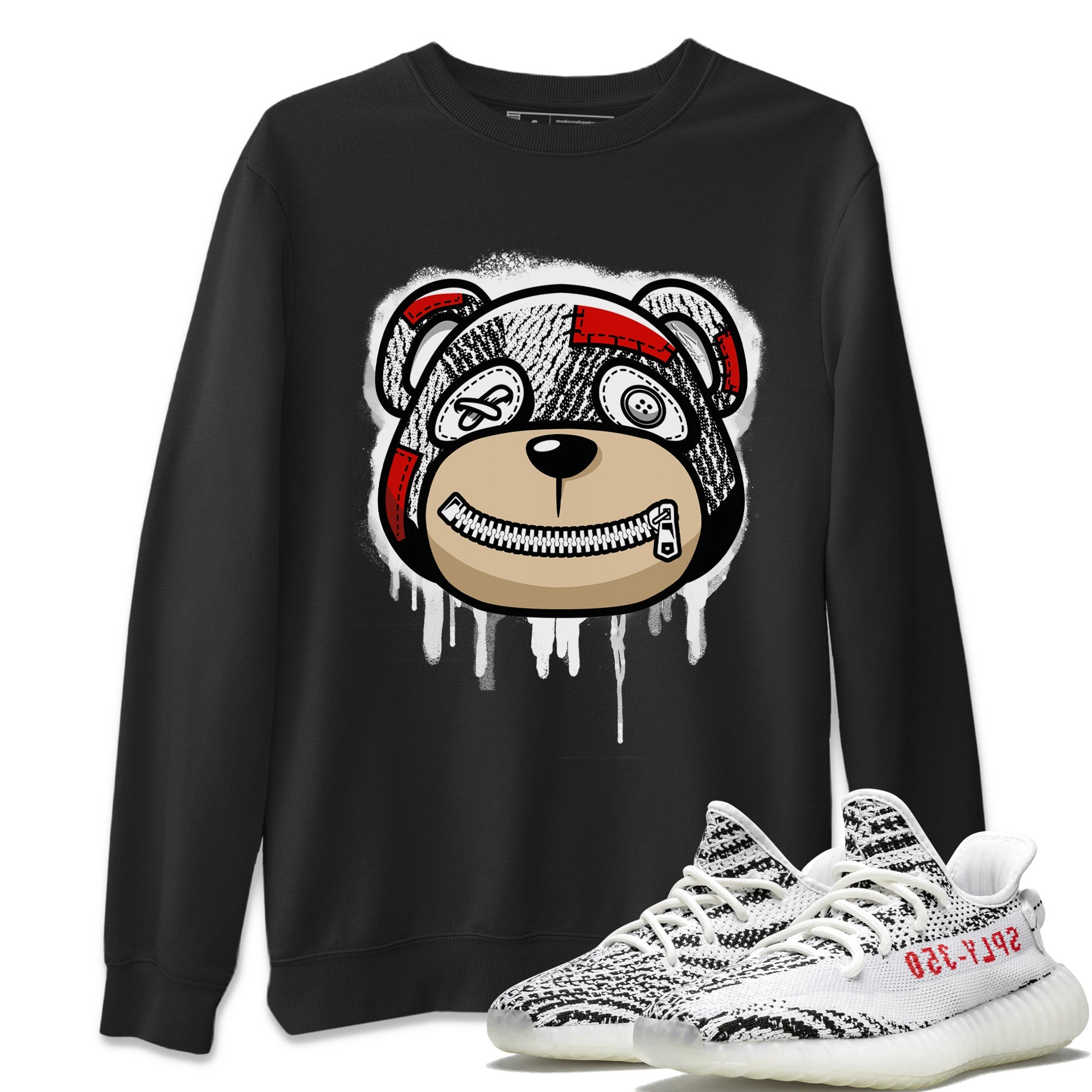 Bear Face Sweatshirt – Yeezy Boost 350 V2 Zebra