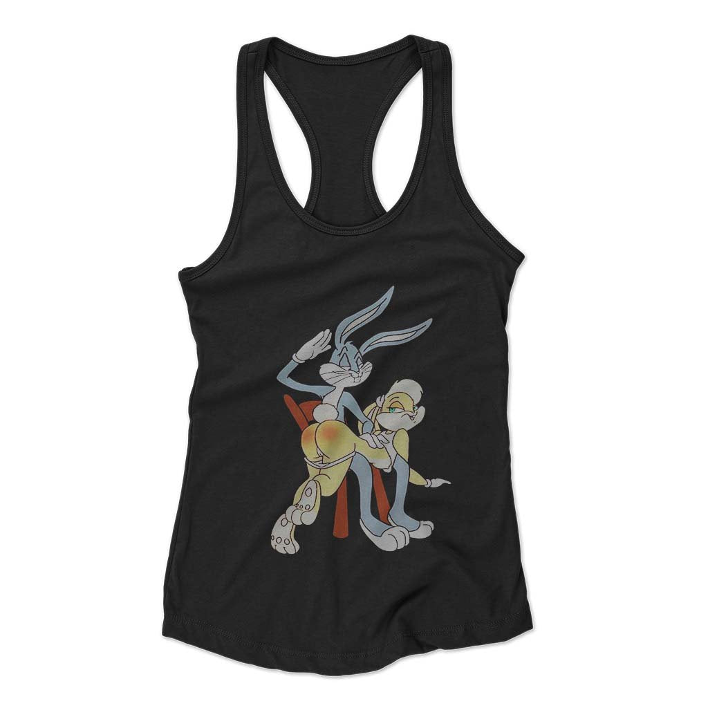 Bugs Bunny And Lola Looney Tunes Woman’s Racerback Tank Top