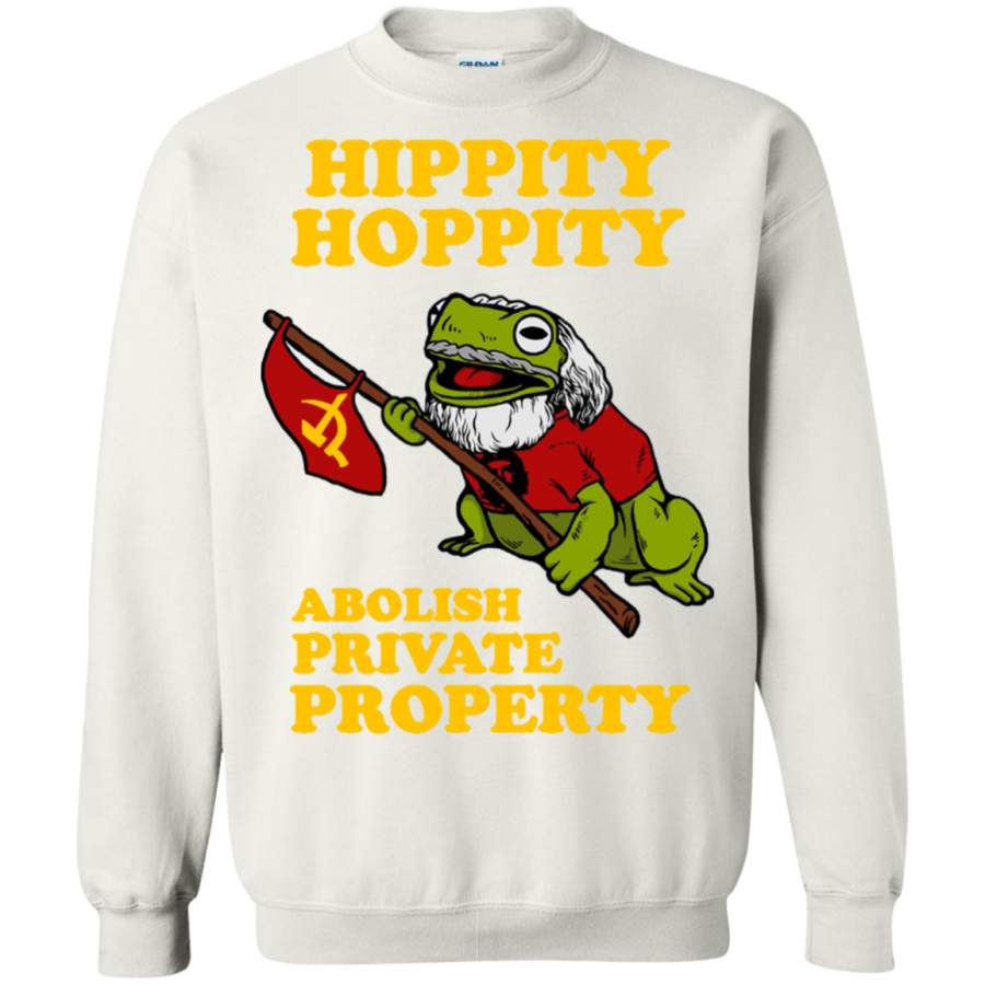 AGR Hippity Hoppity Abolish Private Property Crewneck Pullover Sweatshirt