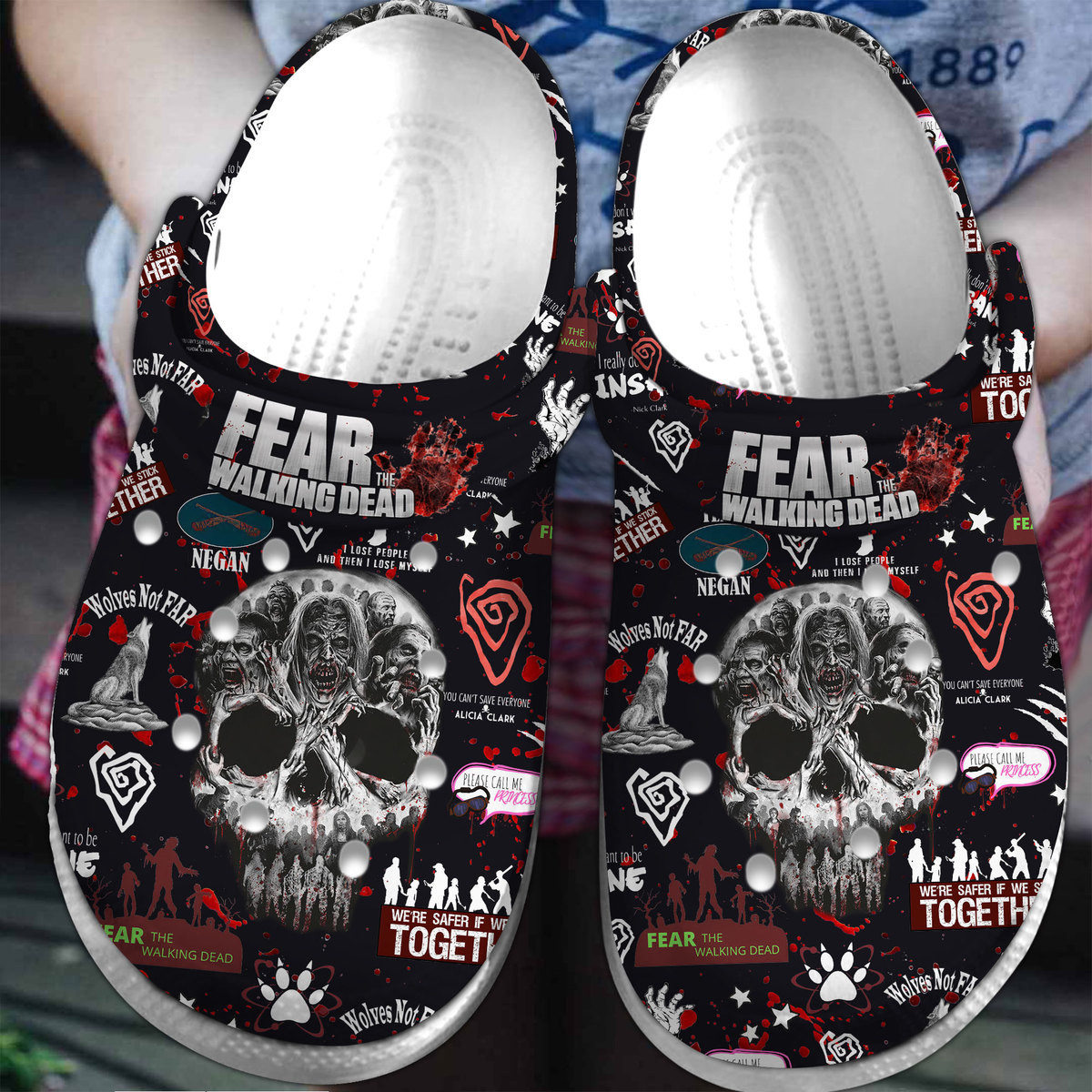 Fear The Walking Dead Crocss Clogs For Men Women And Kid Qugyeorn