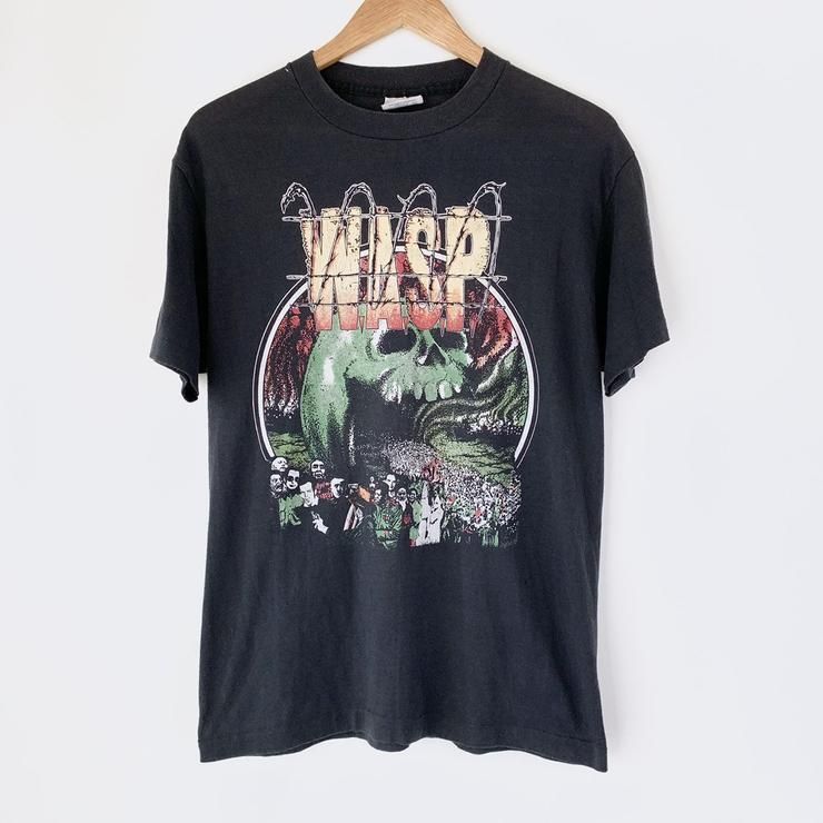 1989 Wasp Vintage Tour Band Rock 80S 1980S Shirt