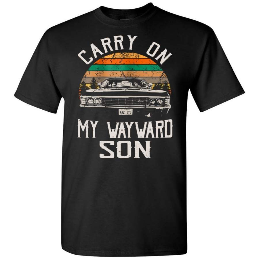 Carry on my Wayward Son Shirt Vintage waywa T-Shirt