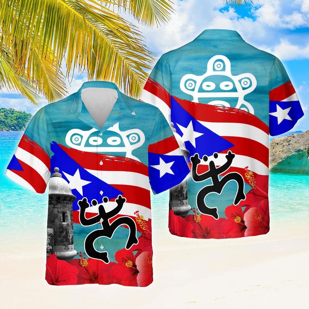 Proud Puerto Rican Hawaii Shirt For Men Women Adult Ha84320