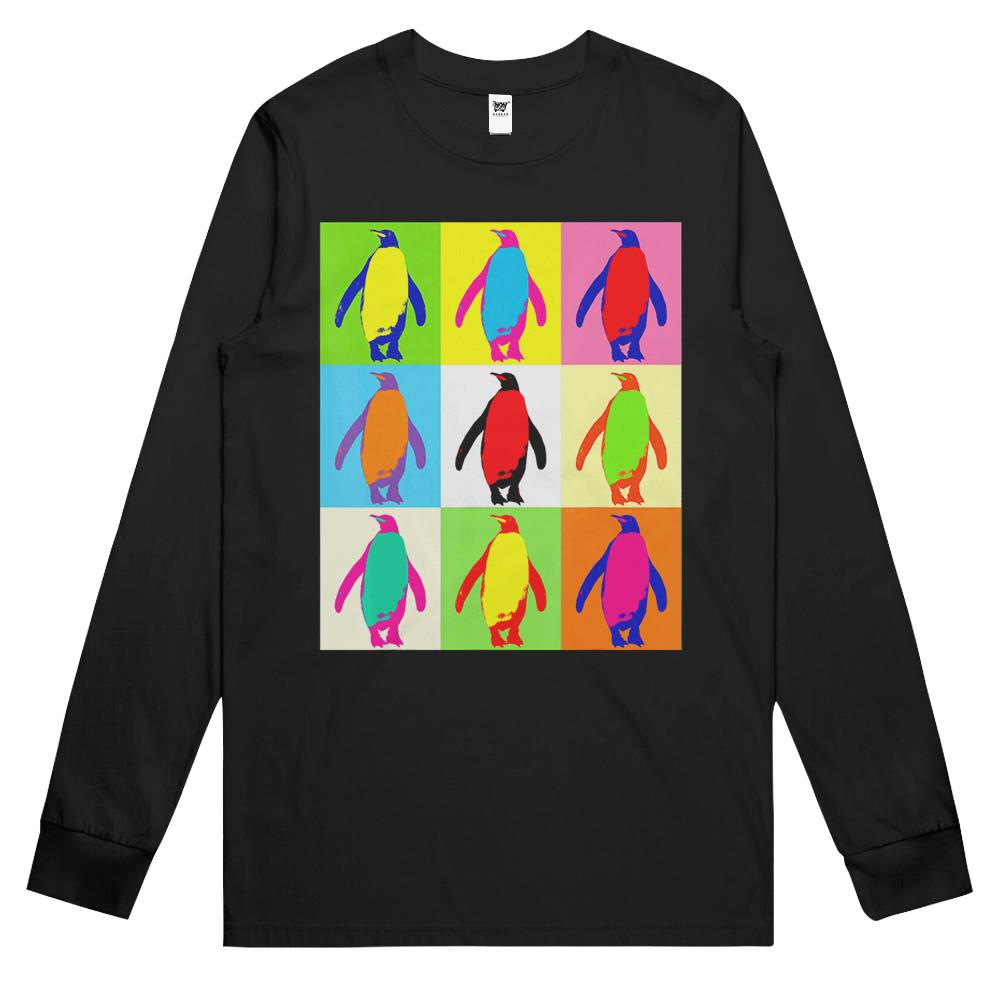 Penguin Long Sleeve T Shirts, Penguin Long Sleeve T Shirts, Cute Penguin Lover Long Sleeve T Shirts