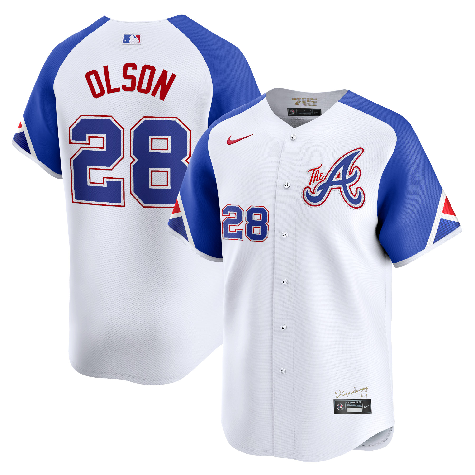 Matt Olson Atlanta Braves City Connect Limited Player Jersey – White