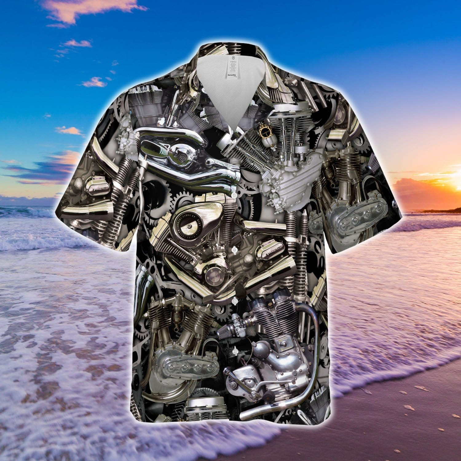 Passion For Motorcycle Mechanic Unisex Hawaii Aloha Shirts H Ha18138