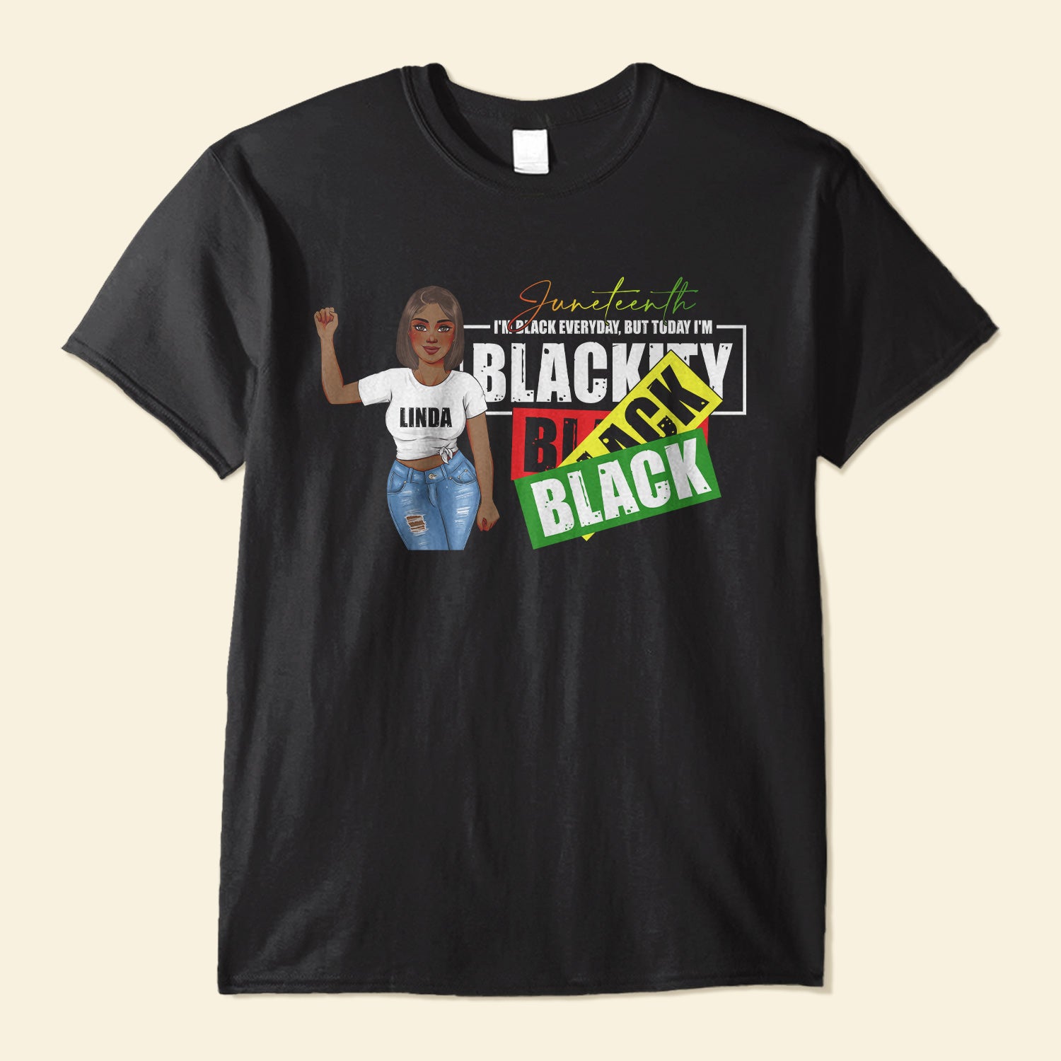 Today I’M Blackcity – Personalized Shirt – Juneteenth Independence Day, Black History Gift For Black Woman, Black Girl – Black Lives Matter