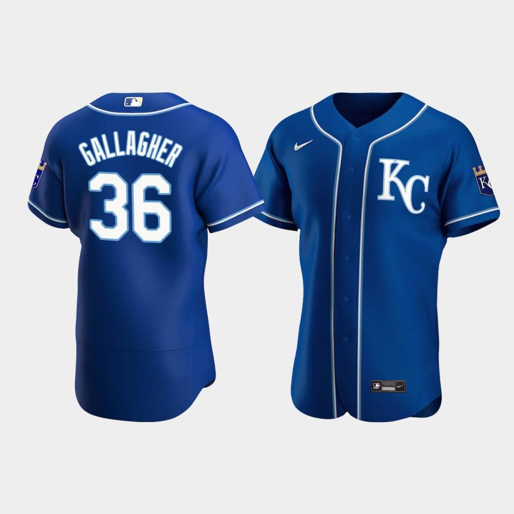 Cam Gallagher 36 Kansas City Royals Royal Alternate Jersey