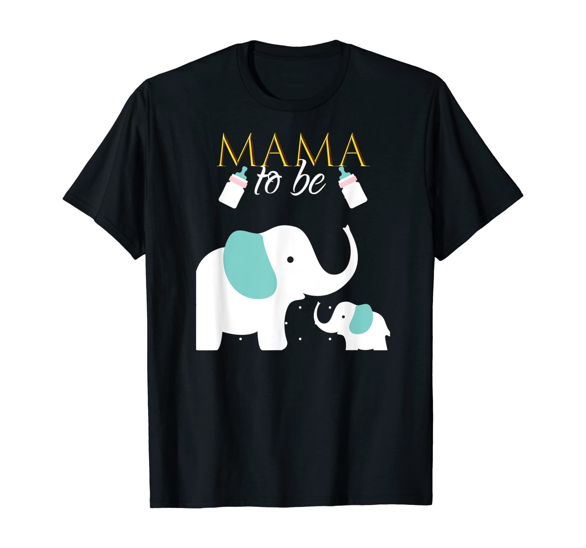 Mama To Be Elephant Baby Shower For Boy Shirt Outfit Tee