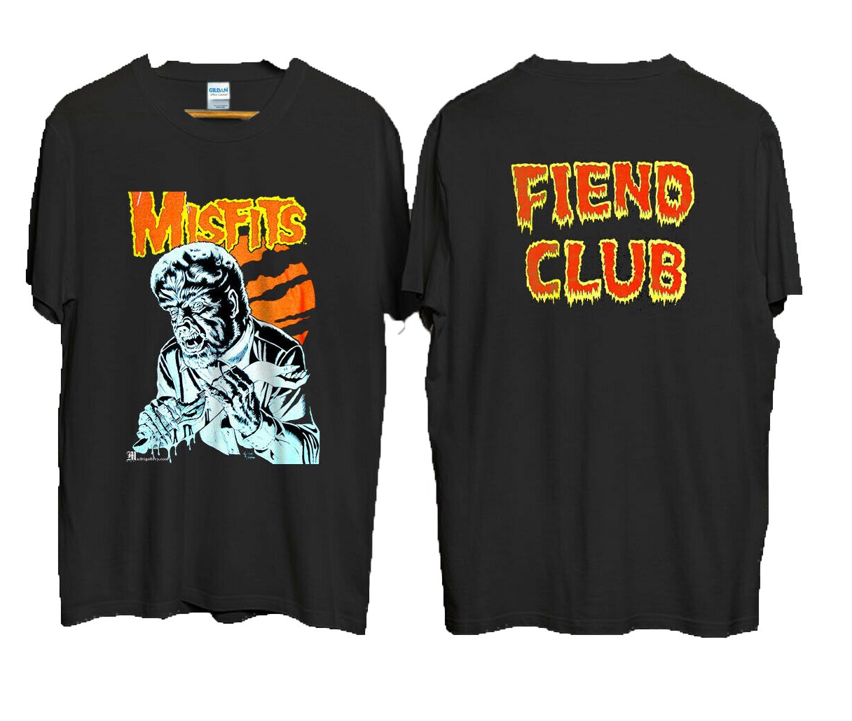 Vintage Misfits Fiend Club concert tour T-Shirt