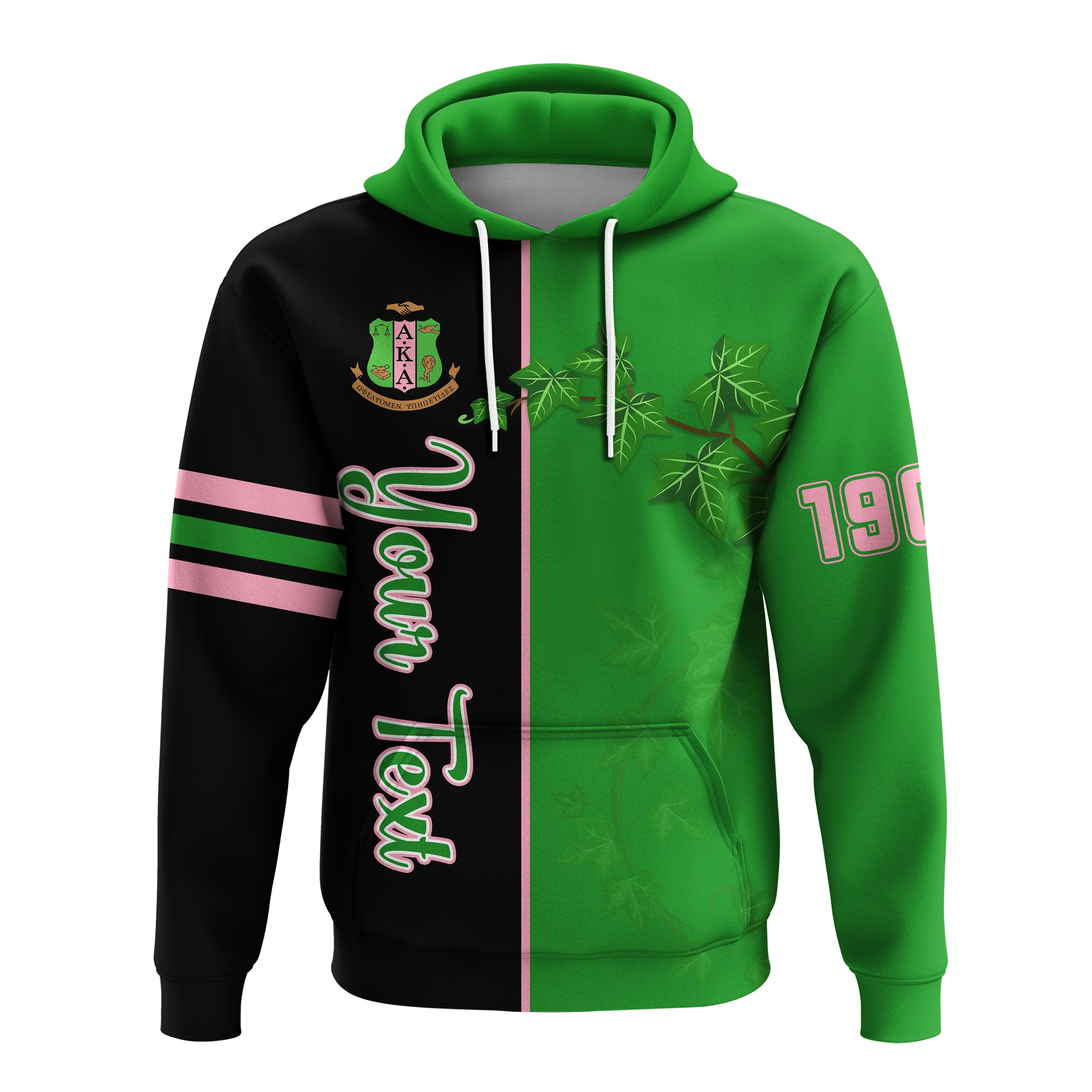 (Custom Personalised) Alpha Kappa Alpha Hoodie Pretty Girls 1908 Impressive