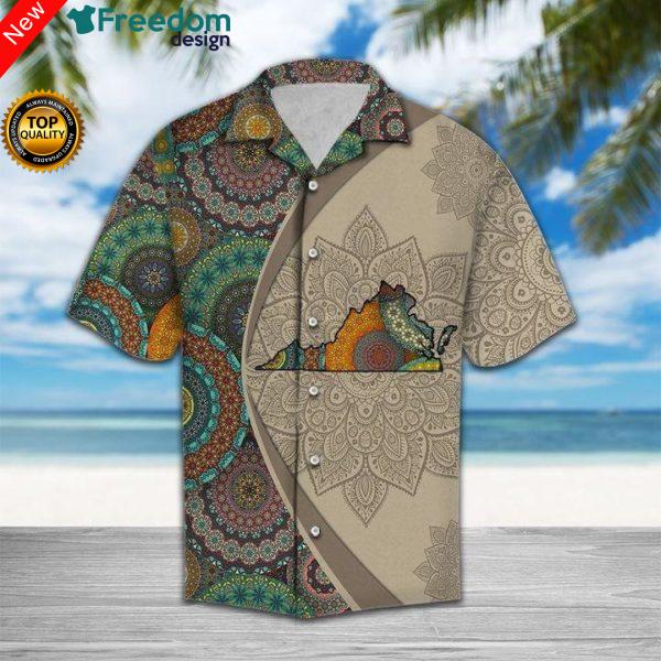 Virginia Mandala Hawaiian Shirt | Unisex