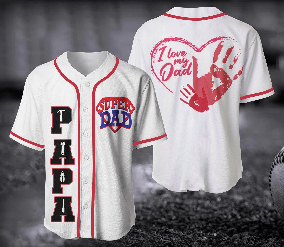 Dada Baseball Jersey, Dad Baseball Jersey, Father’S Day Shirt, Gift For Dad, Father’S Day Gift, Papa Baseball Jersey, Best Dad Ever