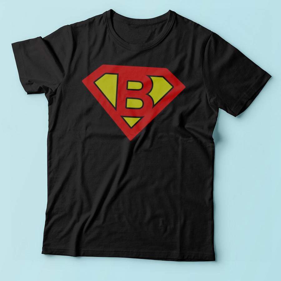 Superman Logo With B Letter Men’S T Shirt