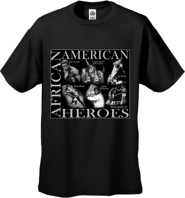 African American Sports Heroes Men’s T-Shirt