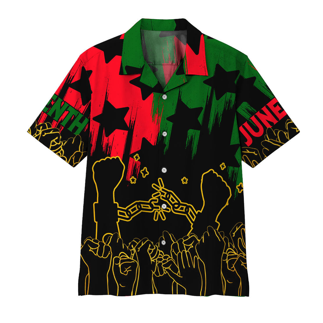 Gearhumans Juneteenth Hawaiian Shirt Ha20158