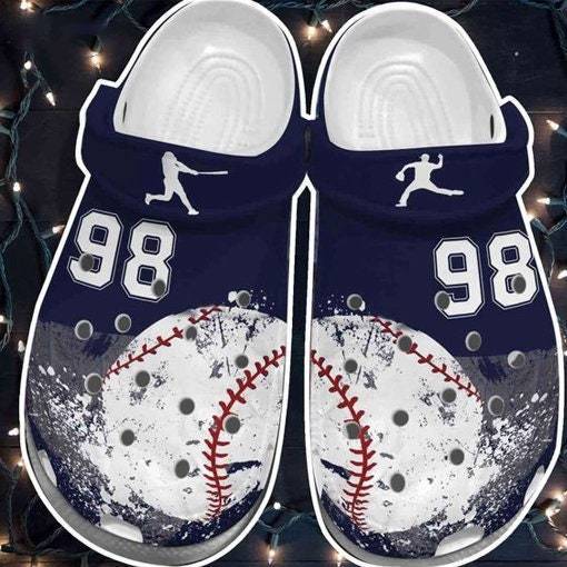 Big Baseball Vector Shoes Clogs, Actions In Baseball Shoes, Funny Crocss, Gift Birthday