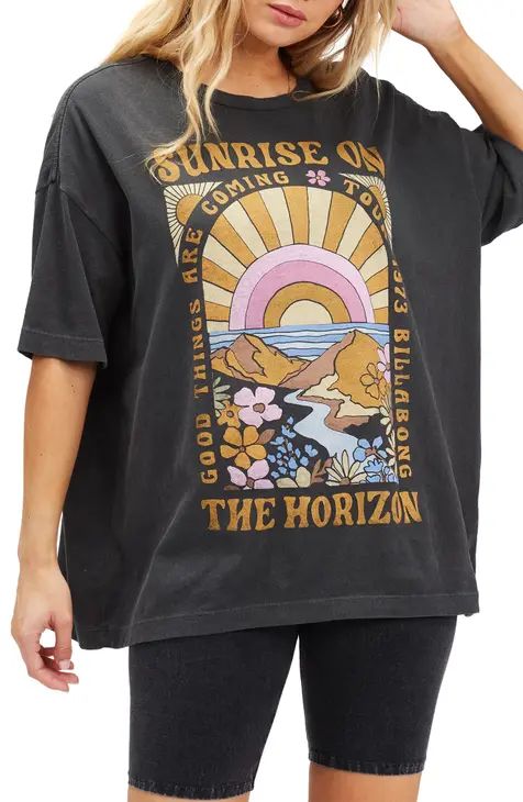 Billabong on The Horizon T-Shirt – Off Black