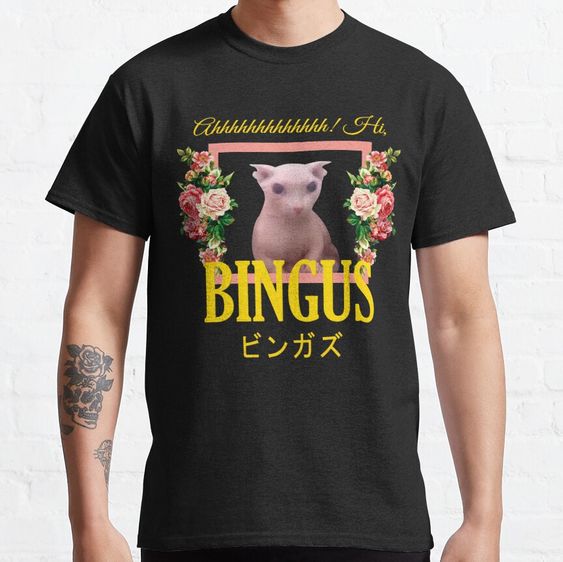 Bingus Floral Aesthetic Classic T-Shirt