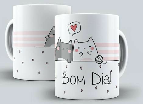 Bom Dia, Cat Lover Gifts Mug