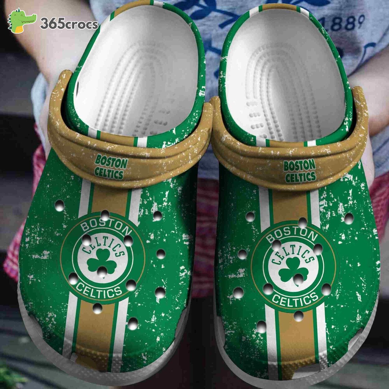 Boston Celtics Basketball Club Crocss Shoes Clogs Comfortable