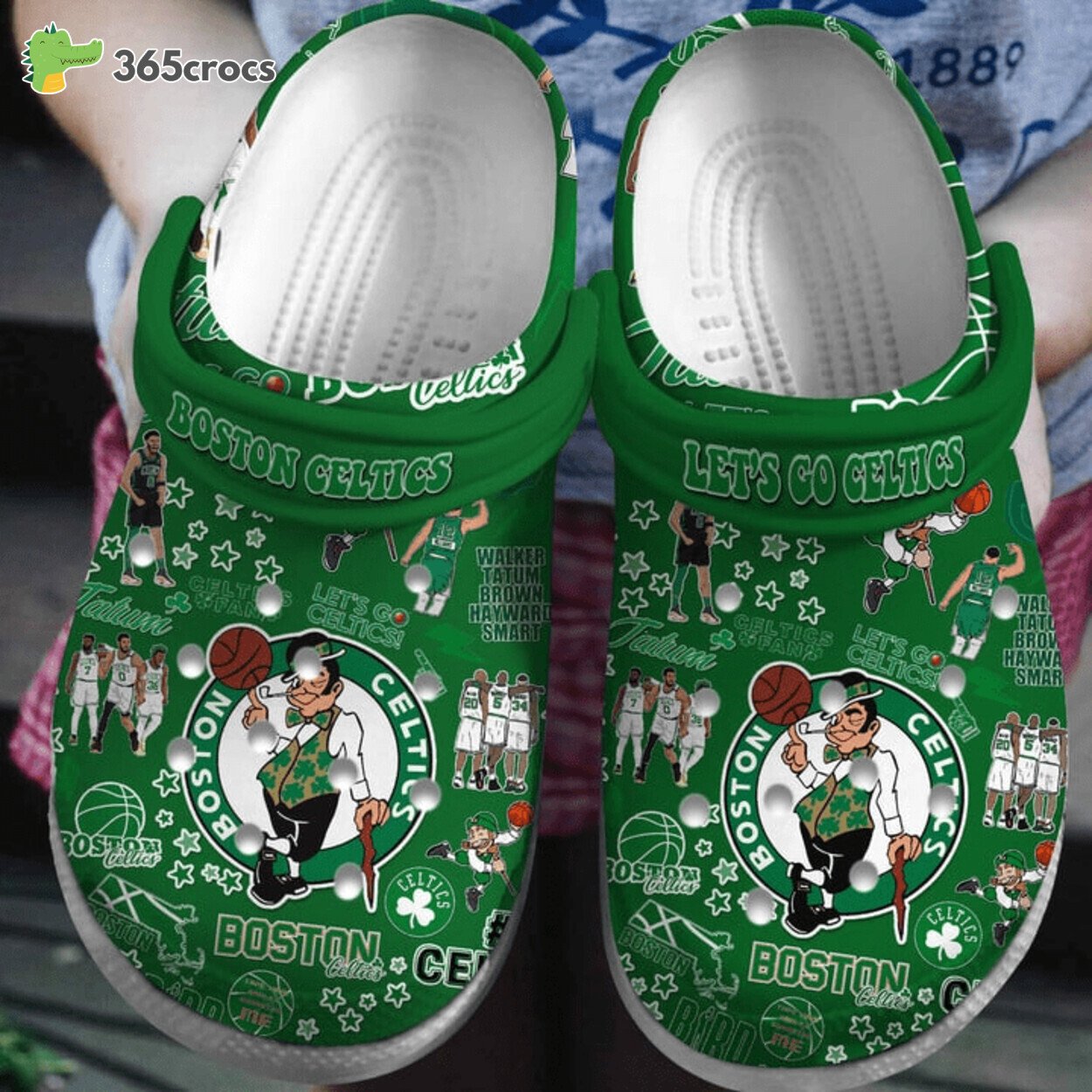 Boston Celtics NBA Premium Sport Comfortable Clogs Crocss Shoes