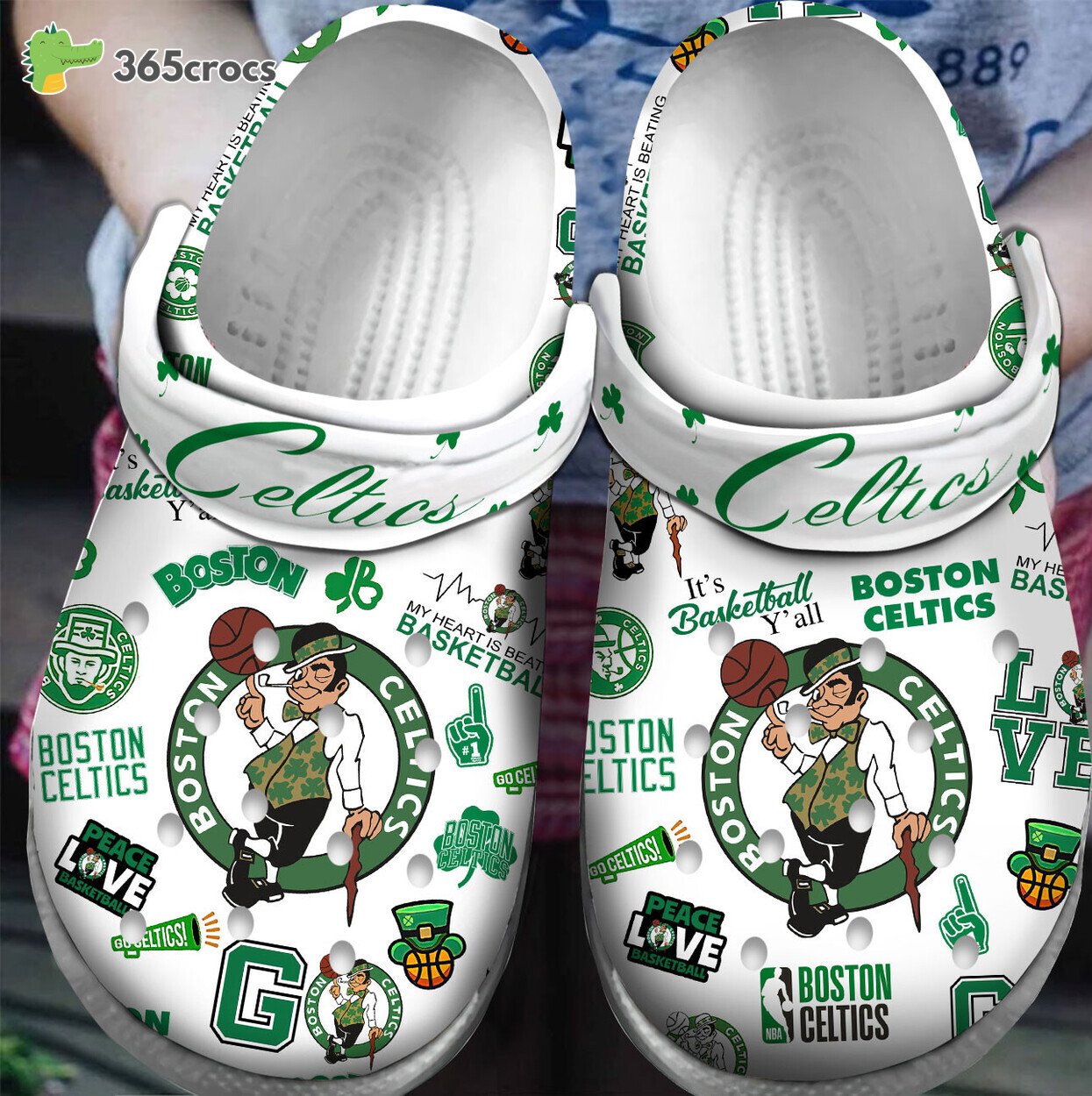 Boston Celtics NBA Premium Sport Comfortable Clogs Crocss Shoes One