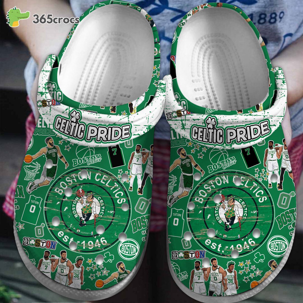 Boston Celtics NBA Sport Edition Premium Comfortable Crocss Clogs Shoes Unique