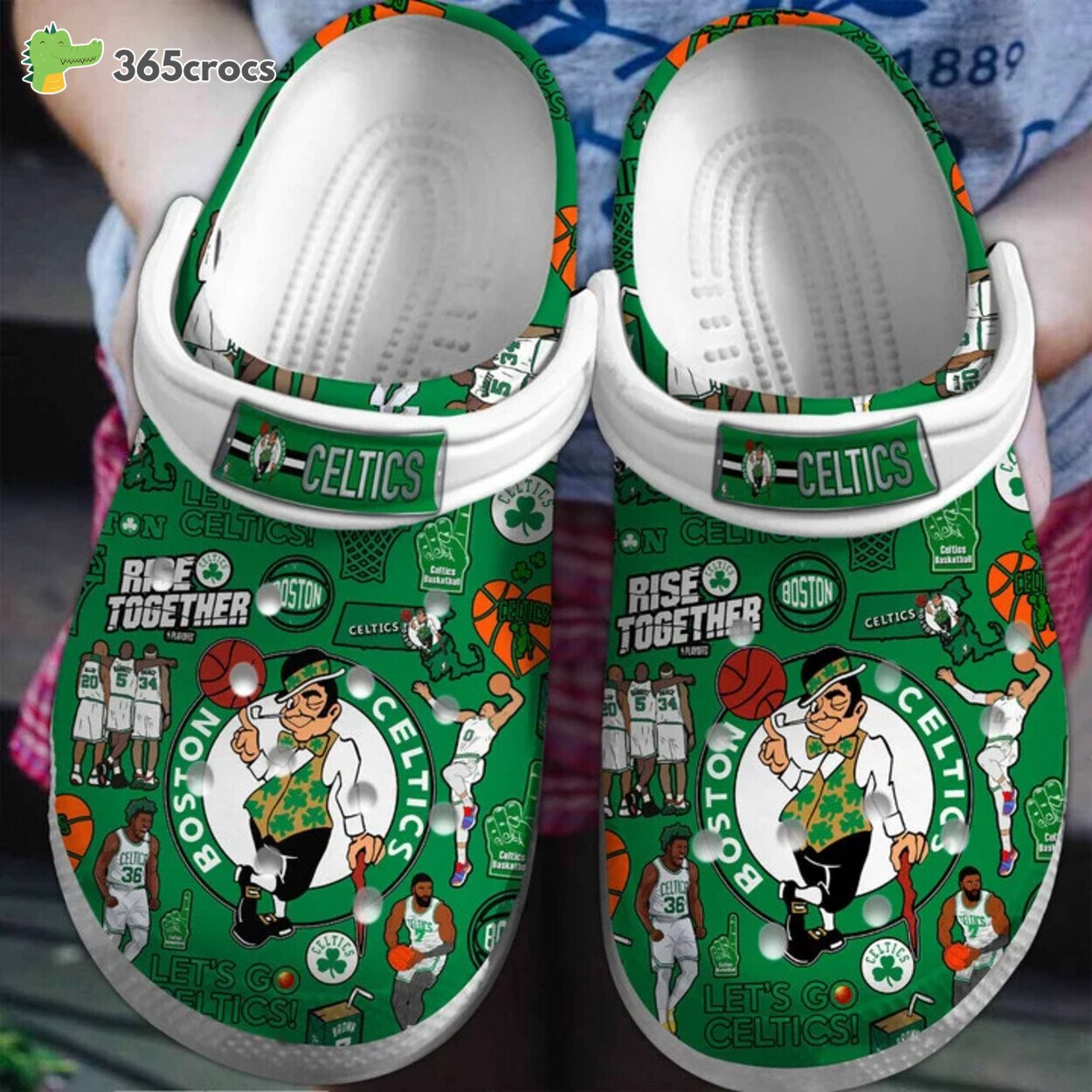 Boston Celtics NBA Sport Premium Comfortable Clogs Crocss Shoes