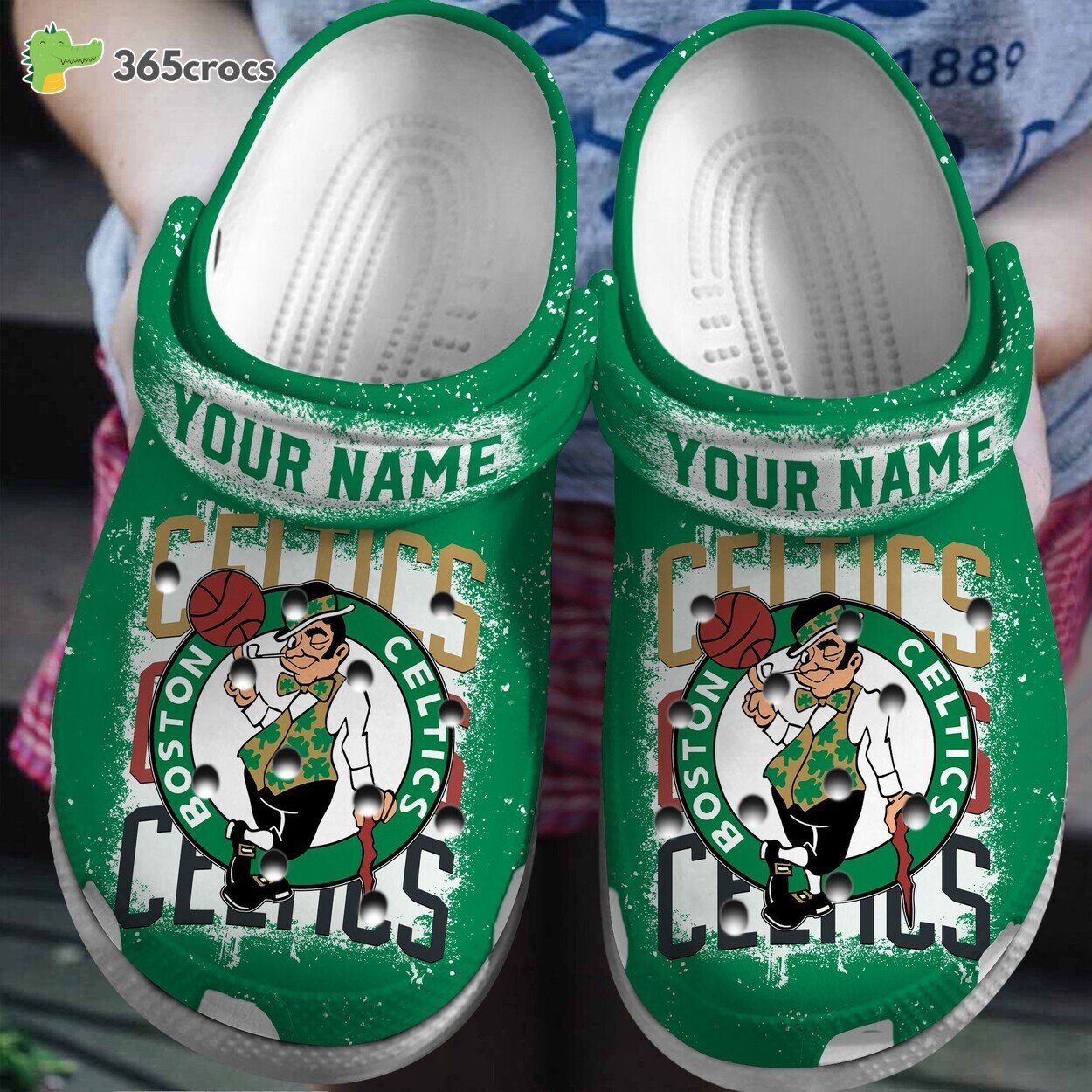 Boston Celtics NBA Sport Themed Comfortable Crocss Clog Shoe Style