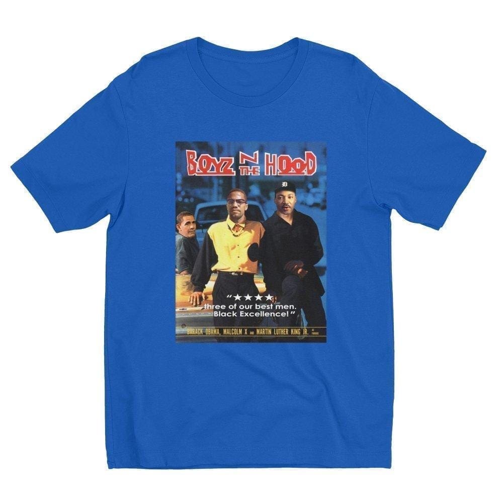 Boyz N The Hood, Barack Obama, Malcolm and Martin Luther King Jr Tshirt