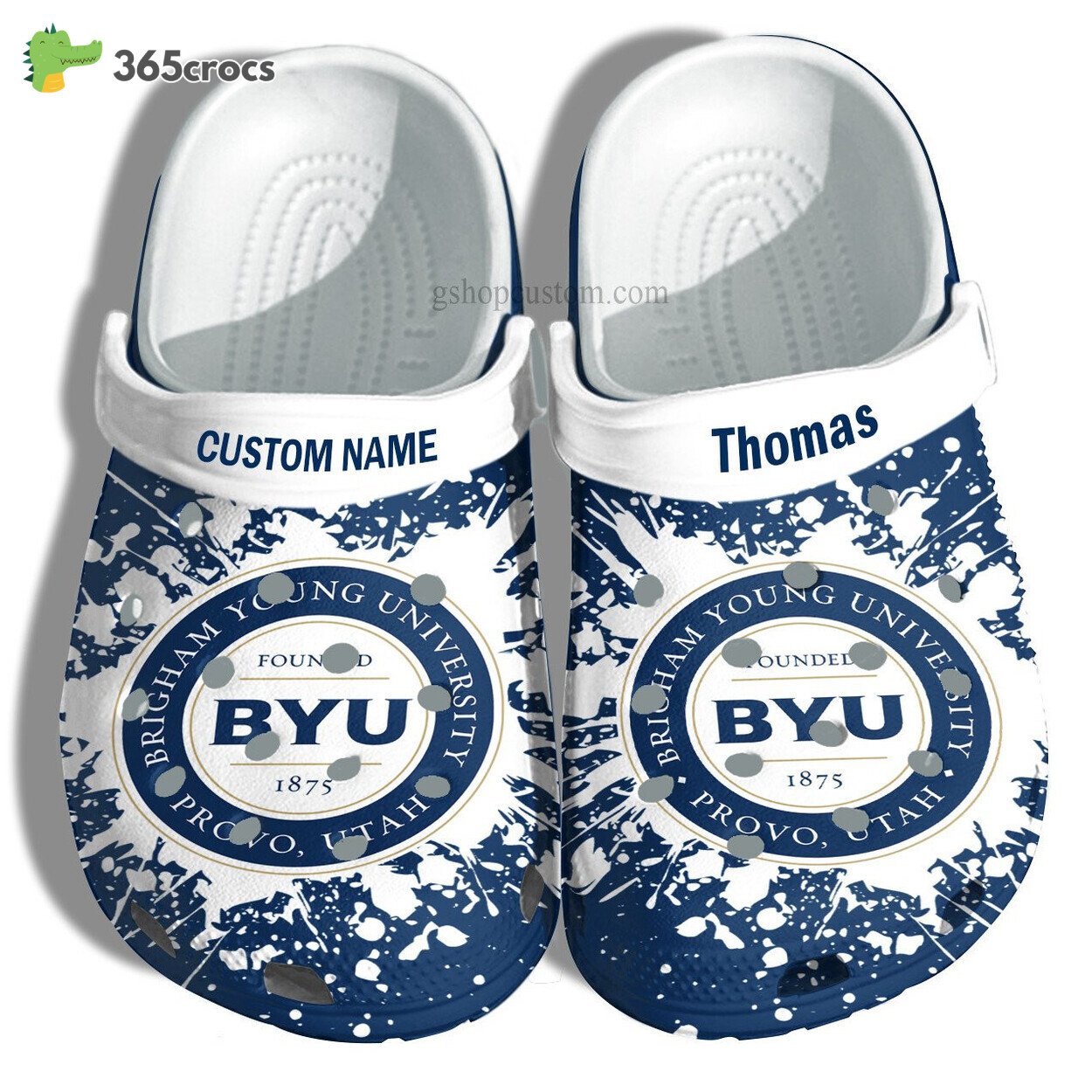 Brigham Young University Graduation Gifts Croc Shoes Customize Admission Gift Shoes