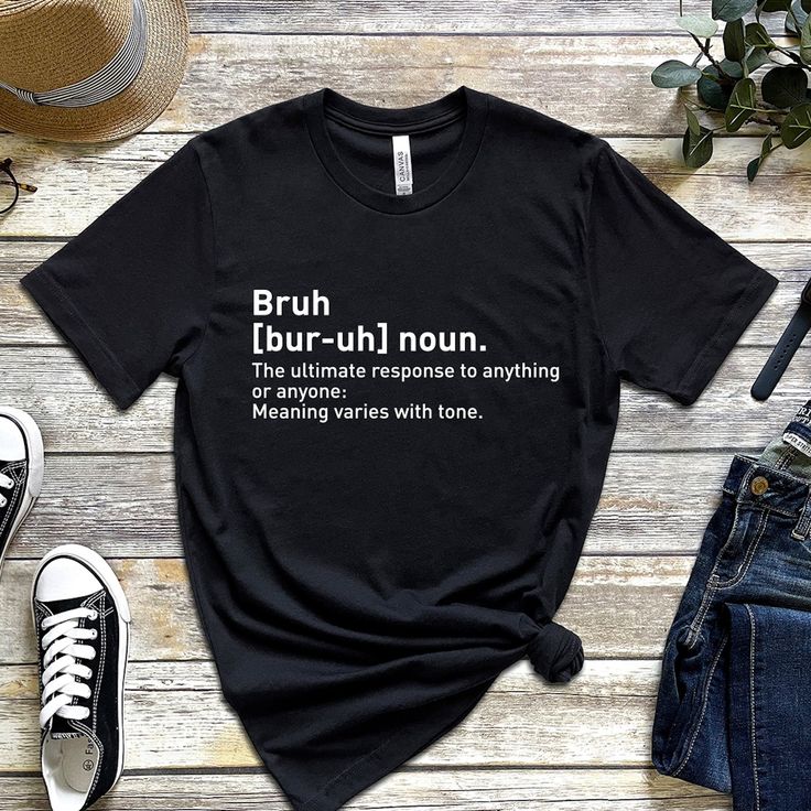 Bruh Definition Shirt, Funny Bruh Tee, Sarcastic Shirts, Funny Definition T-Shirt, Teen Boy Gift, Sarcastic Quotes Shirt, Trendy Meme Shirt