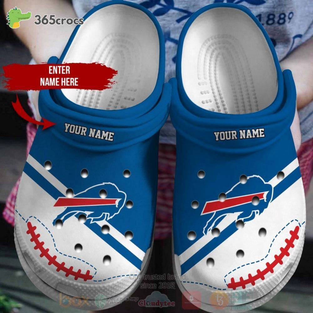 Buffalo Bills Nfl Custom Name Crocss Clog Shoes