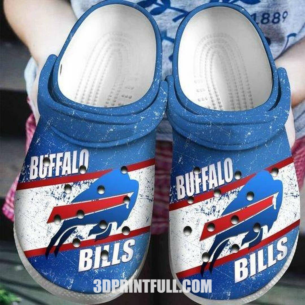 Buffalo Bills Nfl Football Personalized Crocband Clog Unisex Fashion Style For Women Men