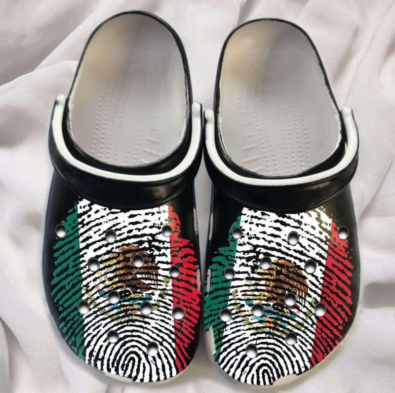 Dna Mexico Flag Mexican For Men And Women Gift For Fan Classic Water Rubber clog Shoes Comfy Footwear