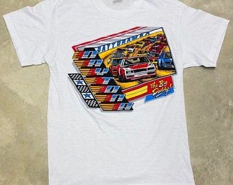 Vintage Nos 1988 Daytona 500 Nascar Event Tee –  T-shirt 2355