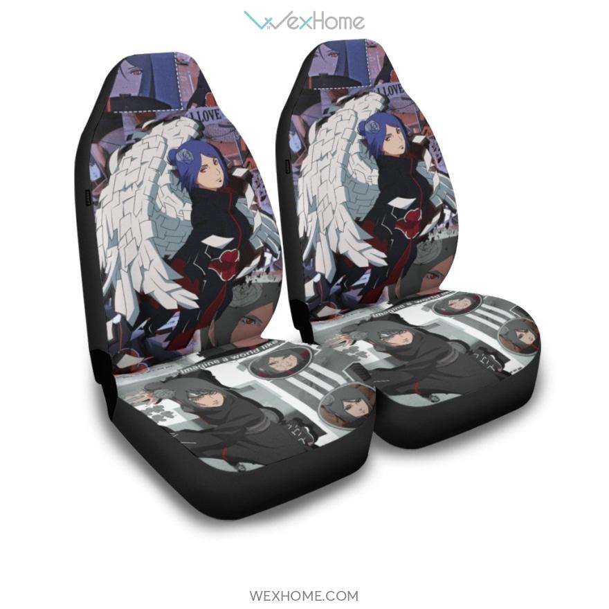 Akatsuki Konan Car Seat Covers Naruto Custom Anime Oralie Shop