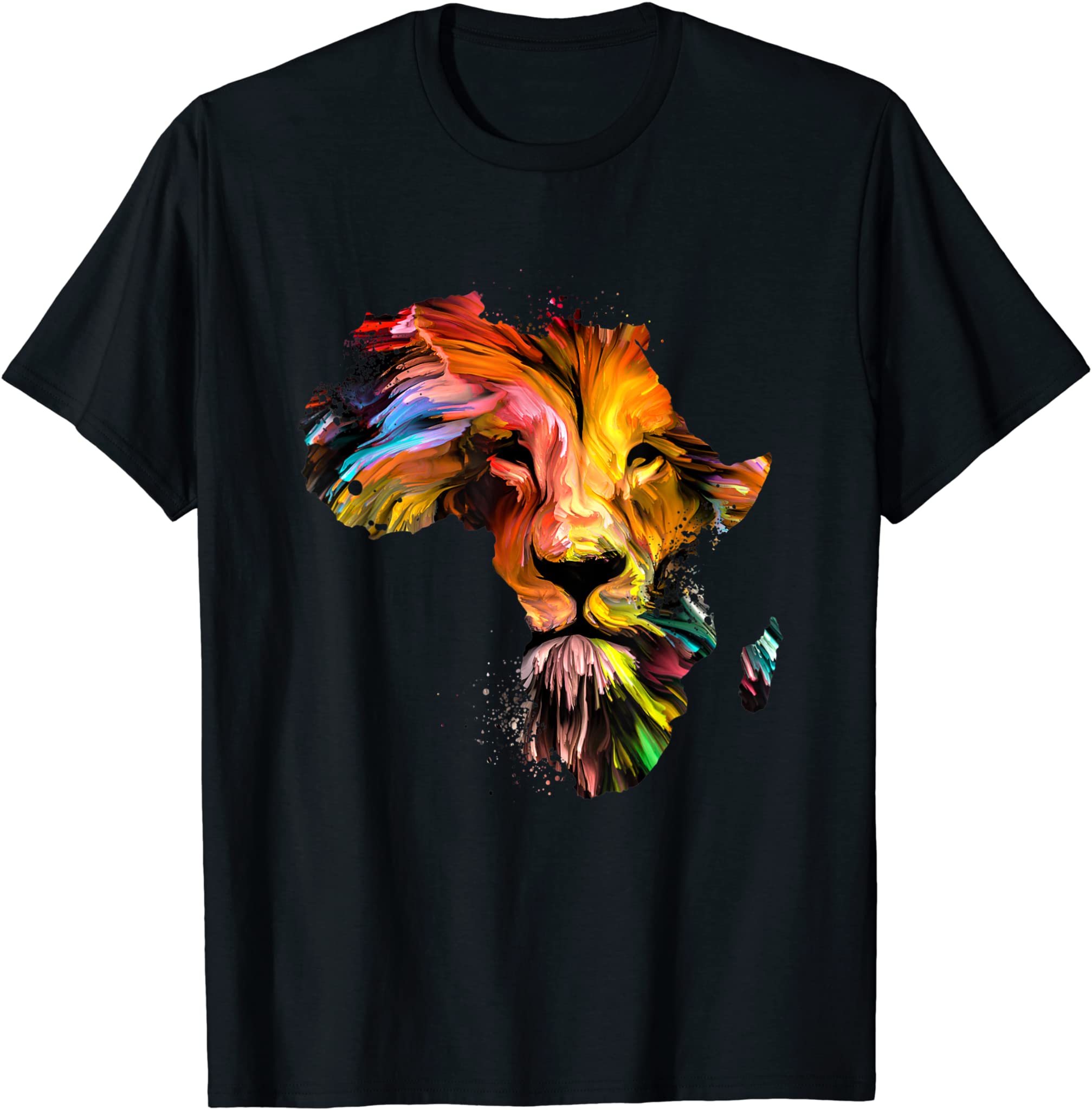 Vintage African Lion | Lion Face | Zoo Animal | Lion T-Shirt