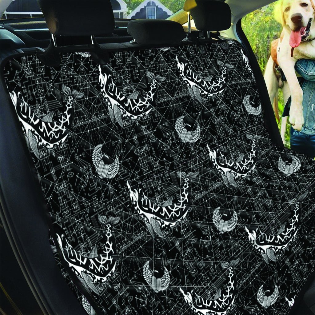 Dolphin Gothic Witch Pet Car Seat Cover