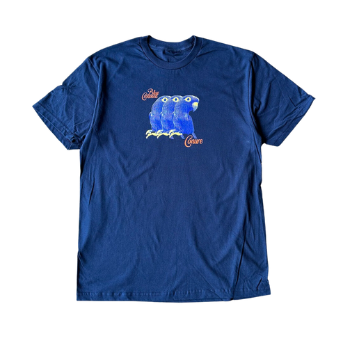 Triple Blue Crowned Conure Tee Shirt Outfit  For Men  For Women