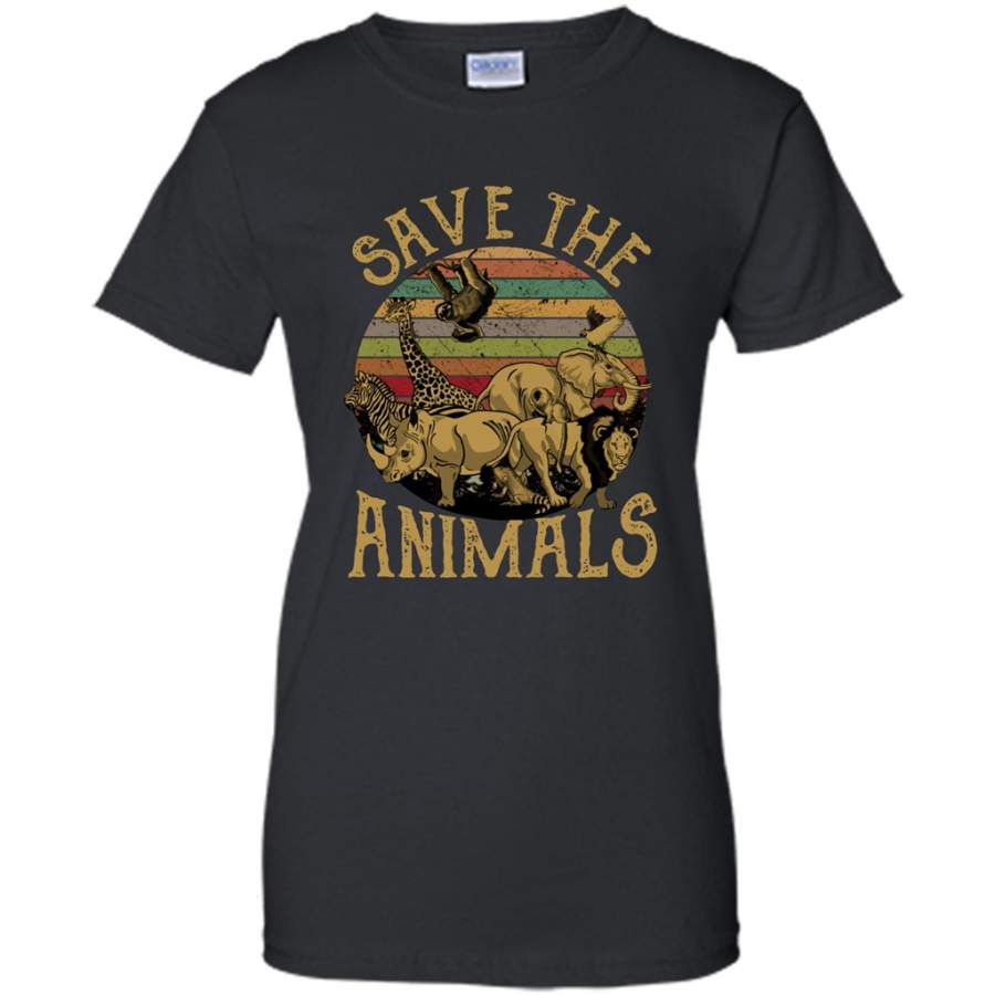 Save The Animals – Gildan Women Shirt