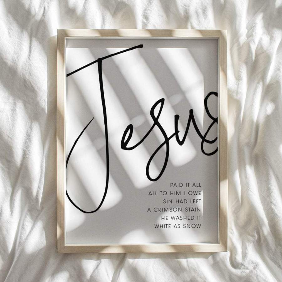 Ntp2412 Jesus Jesus Christ Poster Poster Art Design