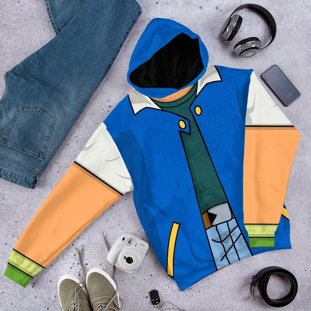 3D Ash Pokemon Costume Tshirt Hoodie Apparel