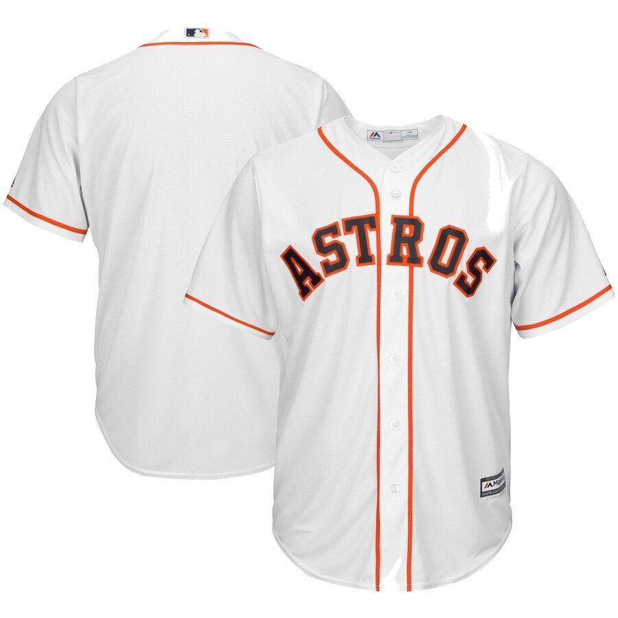 Houston Astros Majestic Home Cool Base Team Jersey White