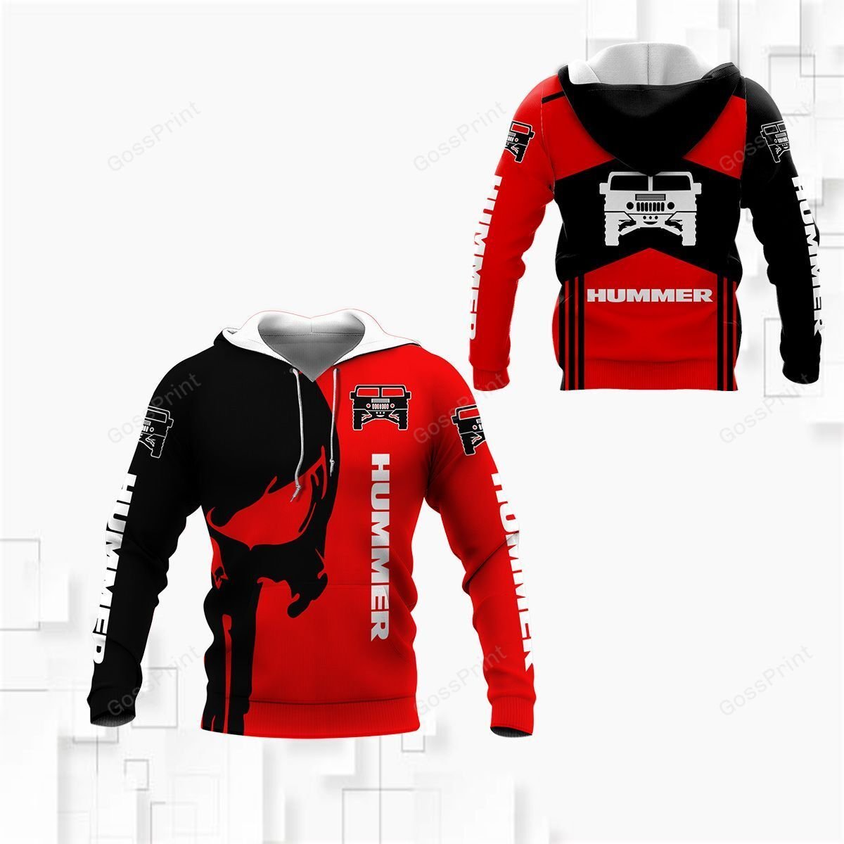 3D All Over Printed Hummer Shirts Ver 1