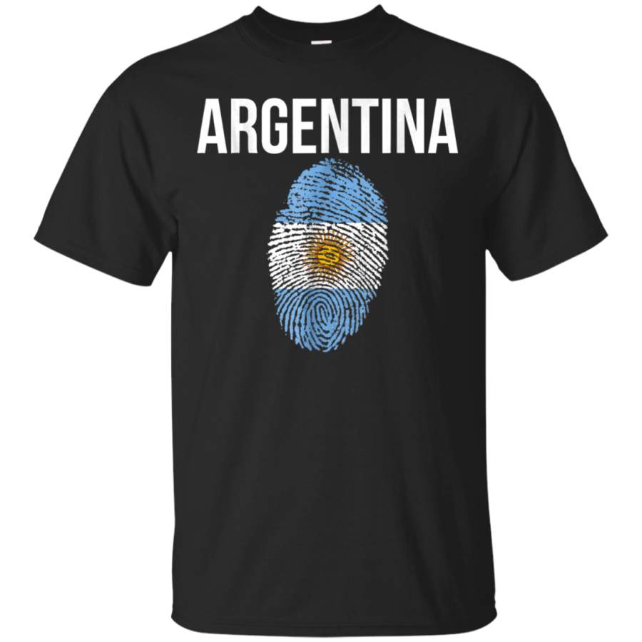 AGR Argentina Fingerprint Flag, World, Football, Soccer T-Shirt