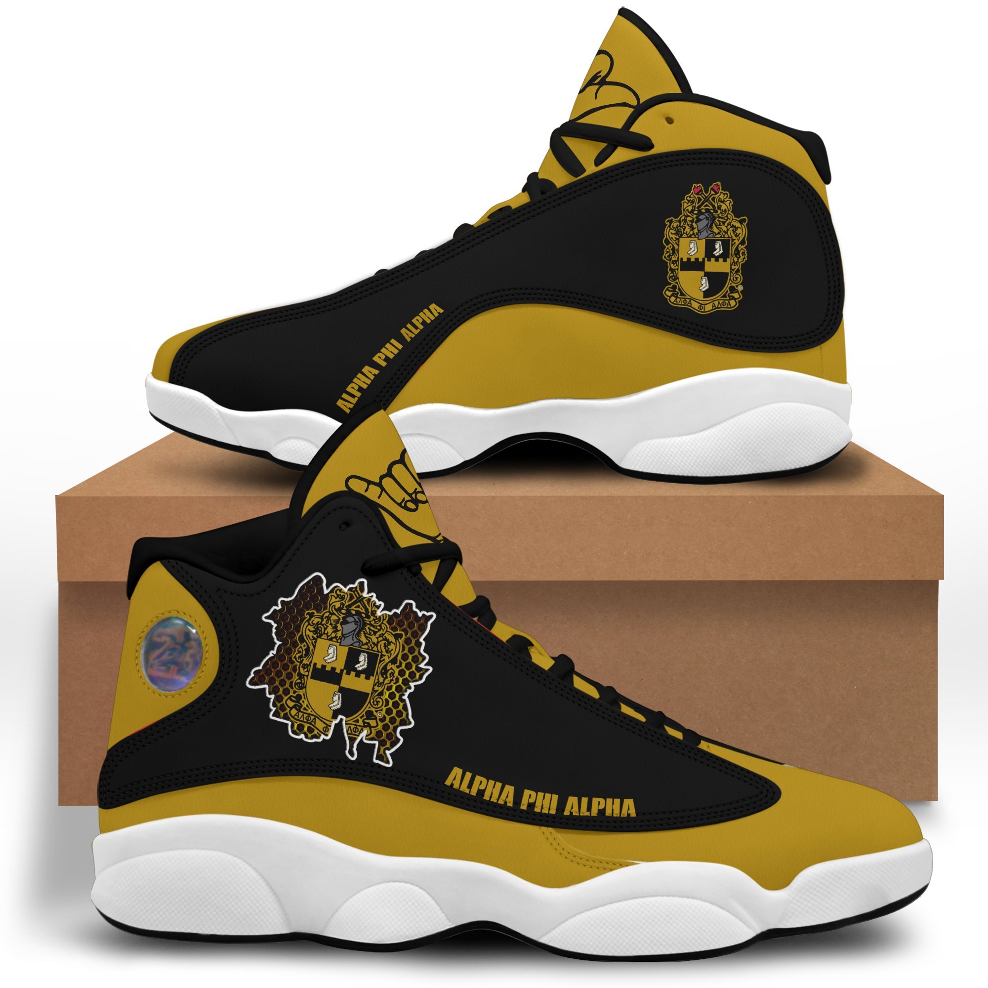 Alpha Phi Alpha High Top Sneakers