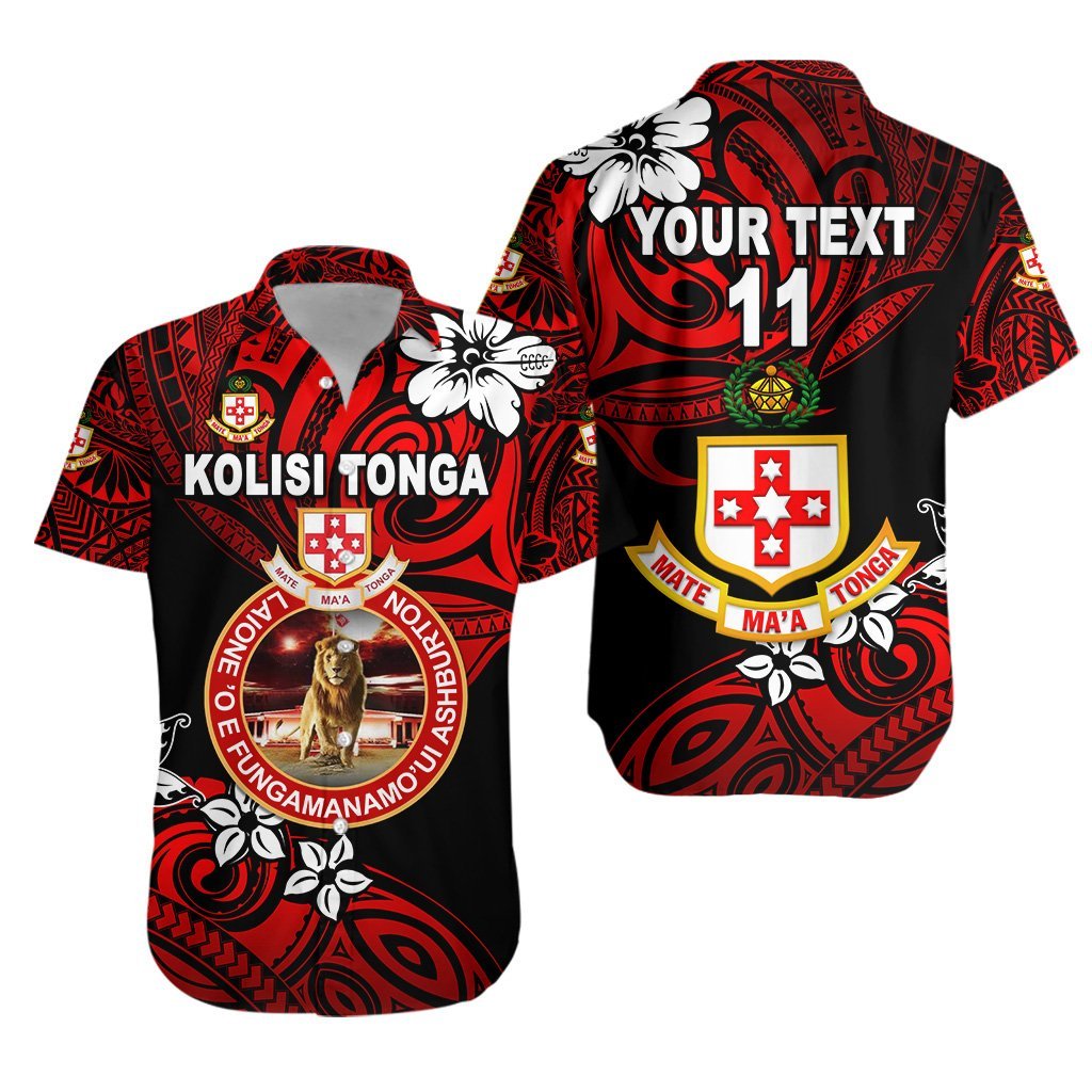 (Custom Personalised) Kolisi Tonga Hawaiian Shirt Mate Ma’A Tonga Unique Vibes, Custom Text And Number – Lion